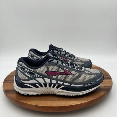 Size 7.5 B Brooks Womens Dyad 8 Running Sneaker Shoes Navy/white 1201631B065 - Image 1 of 4