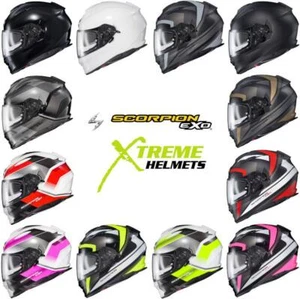 Scorpion EXO Ryzer Motorcycle Helmet Full Face Inner Shield Pinlock DOT XS-3XL - Picture 1 of 59