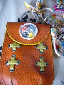 drei in einem! Mini Geldbörse / Schlüsselanhänger STQ 100% Leder Wert 100€ (-50%) - Bild 1 von 1