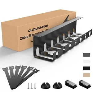 Chemin de Cables Plateau de Gestion des Câbles Range Cable Bureau Cache Cable... - Afbeelding 1 van 9