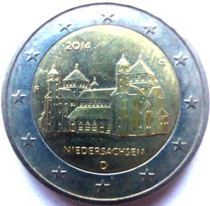 2 Euro Deutschland 2014, Niedersachsen F, zirkuliert - Bild 1 von 1
