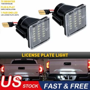 2X LÁMPARA LED MATRÍCULA LUCES BLANCAS PARA 2016-2019 TOYOTA TACOMA 14-19 TUNDRA - Imagen 1 de 12