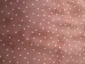 "GRACEFUL MOMENTS"  MAYWOOD STUDIO SMALL DOTS ON PINK BY THE YARD - Picture 1 of 3