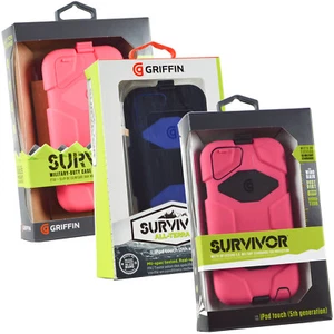 Genuine Griffin Survivor iPod Touch Rugged Case Screen Cover For 5th 6th 7th Gen - Picture 1 of 4