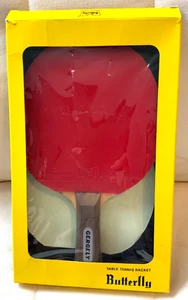 Vintage Butterfly Table Tennis Racket- Gergely- Sriver D13- S- Tamasu in Box - Picture 1 of 16