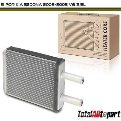 Nuevo núcleo calefactor aluminio HVAC para Kia Sedona 2002-2005 V6 3,5 L delantero 1K52Y61H01 Foto 1 de 4