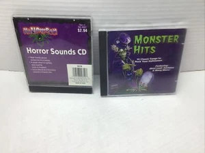2 X Scary CDs Horror Sounds & 10 Monster Hits Perfect for Halloween Party - Picture 1 of 8