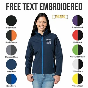 Personalisierte maßgeschneiderte bestickte Ergebniskern Damen Soft Shell Jacke Arbeitskleidung - Bild 1 von 16