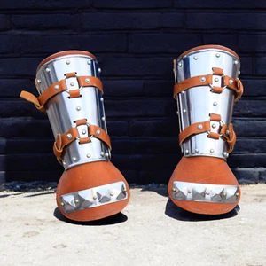Medieval Knight Arm Armour | Forearm Guards | Retro and Steampunk Steel Bracers - Picture 1 of 6