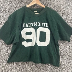 Maglia maglietta vintage anni 80 Champion Dartmouth "90" grande verde - Foto 1 di 14