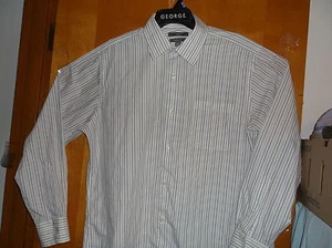 APT. 9 HERRENHEMD WEISS NADELSTREIFEN L/S...GR...16,5-17.--(34-35) - Bild 1 von 4