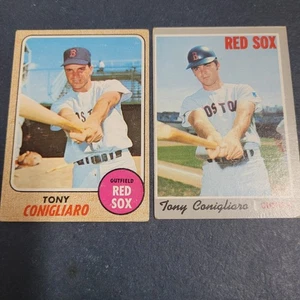 1968, 1970 Topps Tony Conigliaro, Boston Red Sox, envío gratuito - Imagen 1 de 6