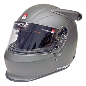 ULTRASPORT DB MID FORCED AIR F/F HELMET, SA2020, FLAT GREY, LARGE - Picture 1 of 1
