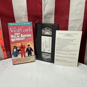 VOCAL TRAINING vtg Chris Beatty coach VHS singers actors speakers 1991 soloists - Picture 1 of 2