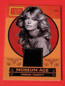 FARRAH FAWCETT WORN RELIC MEMORABILIA CARD 2014 GOLDEN AGE CHARLIE'S ANGELS TV - Picture 1 of 2