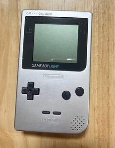 Nintendo Game Boy Light MGB-101 Silver Handheld Console Tested Working Japan - Picture 1 of 10