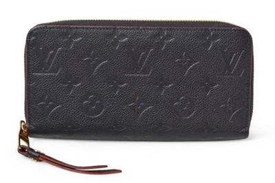 Louis Vuitton Authentic Zippy Wallet Monogram Empreinte Marine/Rouge M62121 - Image 1 of 4