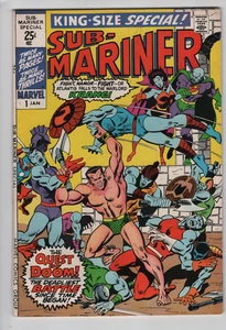 Sub-Mariner Anual #1 1971 alta calidad, arte de Gene Colan, Tales to Astonish 70-73 - Imagen 1 de 3