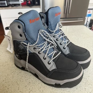 NEU Korkers Omnitrax Heel Lock Schneeschuhe Stiefel Größe 8 Unisex Winter blau schwarz - Bild 1 von 12