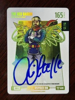 Bo Jackson Battle Arena Griffey “El Barón Rojo” Rick Sutcliffe Resplandor Automático/25 SSP Foto 1 de 2