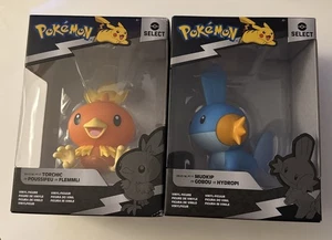 Pokemon Torchic  & Mudkip 4” Vinyl Figure Pokemon Select Series 10 - Picture 1 of 3