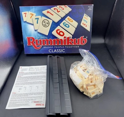 Rummikub The Original Classic Tile Strategy Game Ideal 2014 Complete - Image 1 of 4