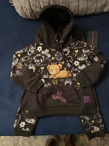 Girl Toddler 2 Piece Jogging Suit With Hoodie - Picture 1 of 3