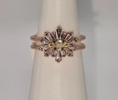 Anillo Bomb Party Talla 7 RBP5460 Ella Te Deslumbra - ¡Citrino Genuino! Foto 1 de 4