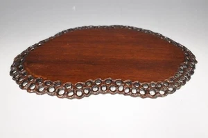 Japanese Wooden Flower Stand 9.3"(23.6cm) x4.9"(12.5cm) L417 - Picture 1 of 3
