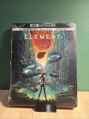 The Fifth Element (1997) [4K UHD Blu-ray SteelBook, Includes J-Card, Sealed] - Imagen 1 de 4