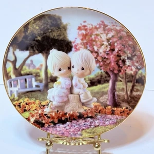 Plato de coleccionista Precious Moments 1993 #1387T "Amaos unos a otros" - Imagen 1 de 8