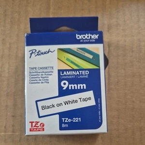 New Genuine Brother TZe-131 PTouch Label Tape 12mm Black on Clear Laminated Tape - Picture 1 of 3