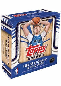 Baloncesto Topps 2025-26 - Mega caja - holo paralelos exclusivos al por menor🔥 - Imagen 1 de 1