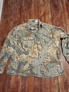 Vintage Walls Realtree Camo Shirt Mens XL Button Up Hunting 90's USA Flannel - Picture 1 of 12