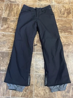 Pantalones de esquí Burton para mujer talla mediana snowboard negros con diseños blancos Foto 1 de 4