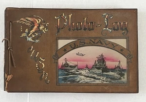 WW2 USN Photo Album 44 Photographs Navy Images  Military US Navy Neptune Rex - Picture 1 of 15