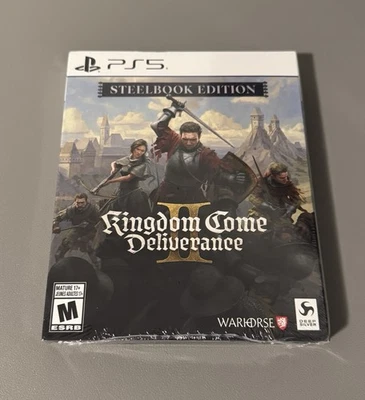 Kingdom Come Deliverance II 2 Steelbook Edition PS5 PlayStation 5 - NEW SEALED - Image 1 of 4