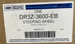 2013-2014 Ford Mustang steering wheel P/N DR3Z-3600-EB - Picture 1 of 3