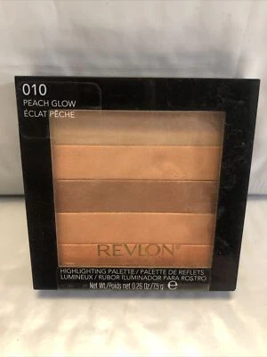 Revlon HIGHLIGHTING Palette Shimmer Face Cheeks #010 PEACH GLOW - Image 1 of 2