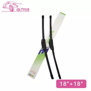 Wiper Blade Front Left+Right 18"+18" Set of 2 - Picture 1 of 8