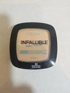 L'oreal Infallible Pro Glow Pressed Powder #22 Creamy Nutural - Picture 1 of 2