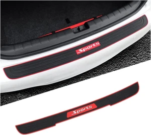 Rear Bumper Guard Protector for Car, Universal Black Rubber Scratch-Resistant... - Picture 1 of 12