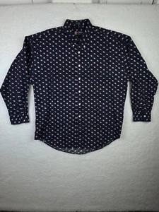 Chaps Ralph Lauren XL Men's American Flag USA All Over Print Button Down Shirt - Picture 1 of 7
