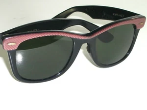 VINTAGE B&L RAY BAN MULTI-COLOR TRIM STREET NEAT G15 WAYFARER 5022 SUNGLASSES - Picture 1 of 9