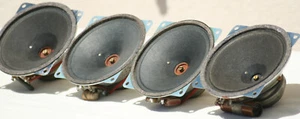 Quad HOCHTÖNER ISOPHON AlNiCo 1950er Jahre Lautsprecher Hochtöner Vintage Telefunken Magnet x4 - Bild 1 von 11