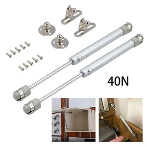 2PCS Gas Strut Stay Cabinet Door Hinge Soft Open/Close 40N UK NEW - Picture 1 of 6