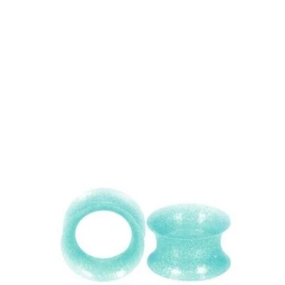 Tapones medidores de oído bomba dorada silicona ultra delgado tapón de estiramiento de oreja túneles Foto 1 de 4