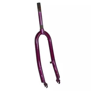 Horquilla de bicicleta 26 pulgadas Electra Karma Cruiser horquilla Oldschool Fork 1" rosca púrpura - Imagen 1 de 2