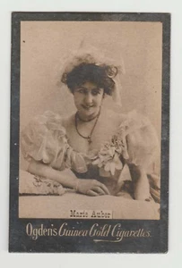 Ogdens Guinea Gold Base M Actors & Actresses List Mh MA119 - Marie Auber - Picture 1 of 1