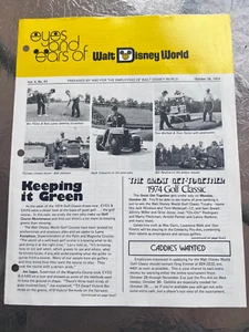 1974 Vintage Rare Disney original Document Eyes and Ears Publication. VOL.4 #43 - Picture 1 of 3